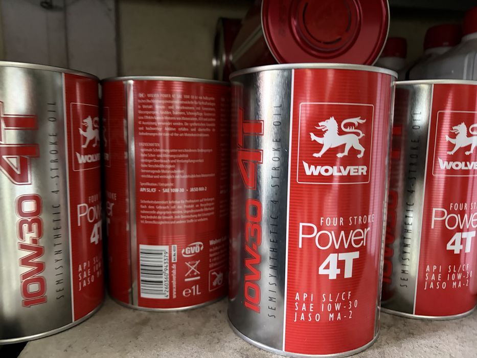 Масло для генератора 10w30 Wolver