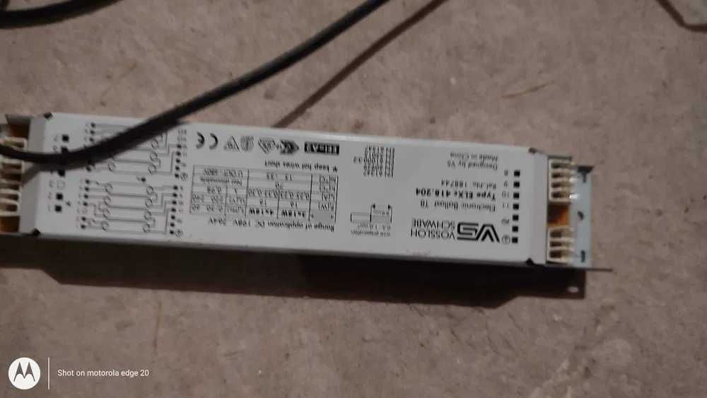 Statecznik ELXc 418.204 do swietlówki 3X18W, 4X18W + oprawy