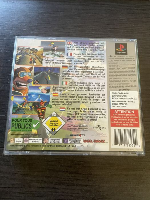 Jogo Crash Bandicoot 3: Warped PlayStation 1 (CIB)