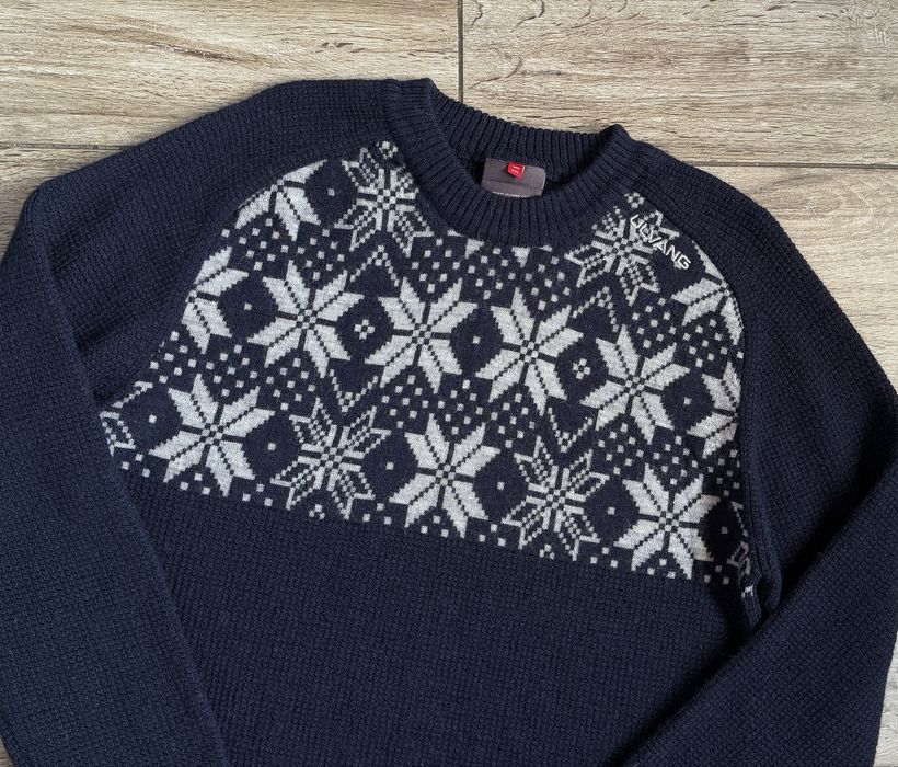 Męski norweski sweter ULVANG NORWAY Rav Kiby RN 100% Wełna roz XXL