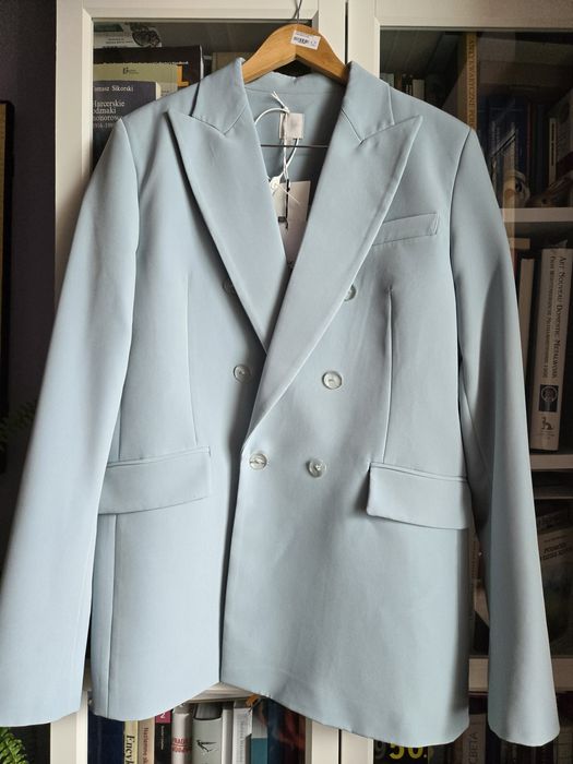 Marynarka oversize Dollina baby blue