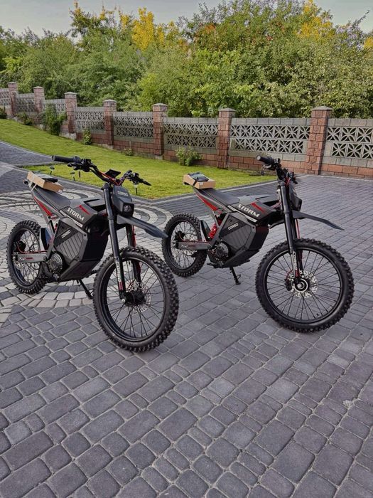 Пітбайк електричний Corso Storm E-3000 Rally SM-42506 - Гарантія 12 місяців, двигун 2999W, акумулятор літієвий 72V27AH