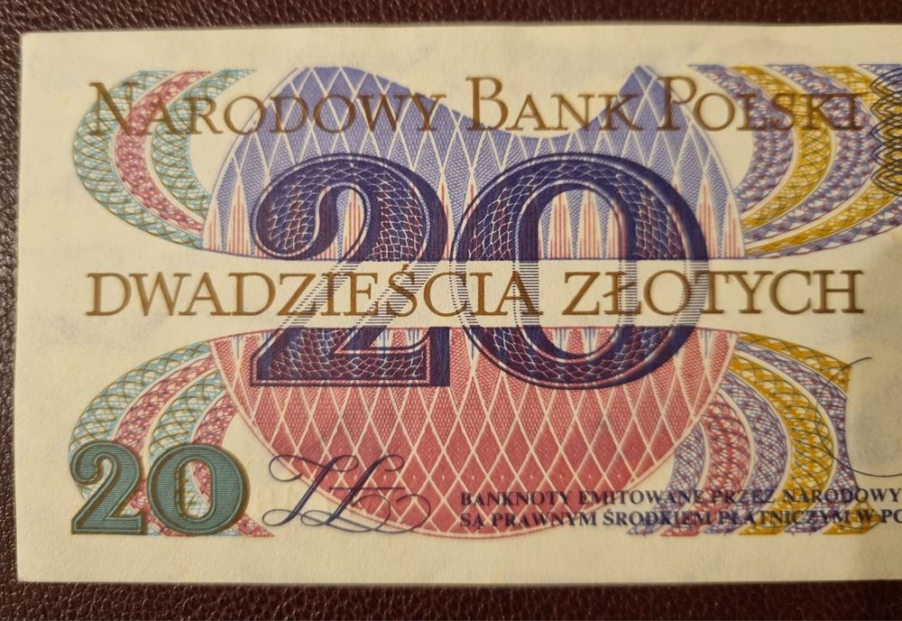 Banknot  PRL  20 zł