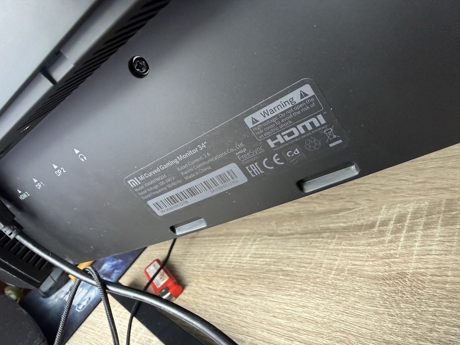 Monitor Xiaomi mi curved 34cal