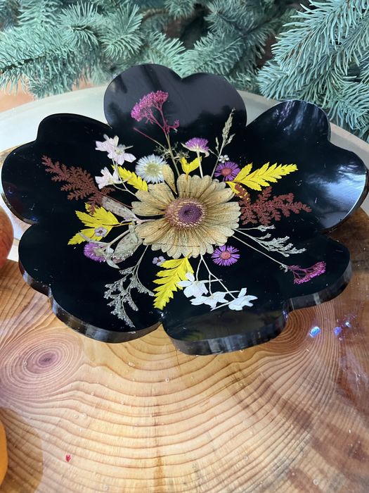 Фруктовниця_ваза  ручної роботи з епоксидної смоли.