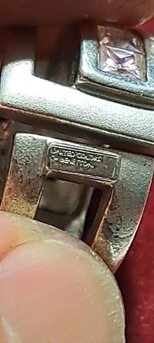 Anel em prata United Colors of Benetton.