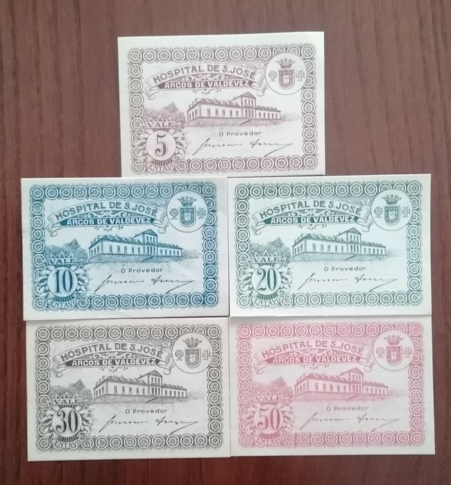 Cédulas do hospital de São José