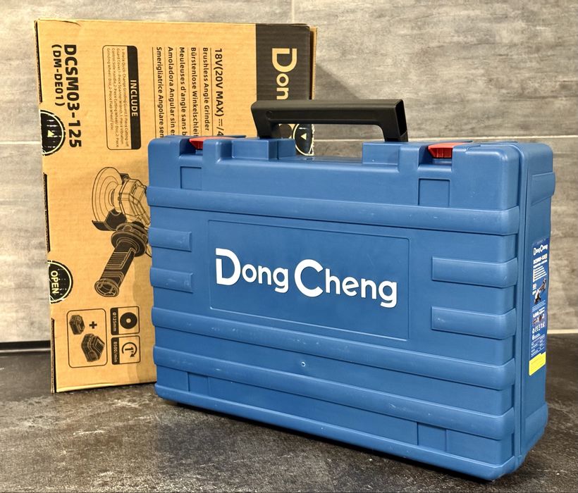 Нова Акумуляторна кутова шліфувальна машина Dong Cheng DCSM03-125 (DM-DE01)