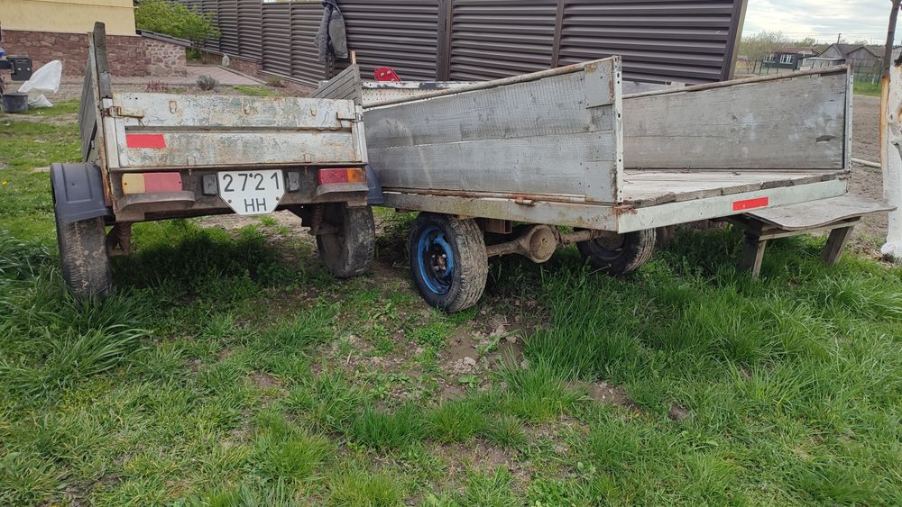 Причіп до мінітрактора та кватроцикла