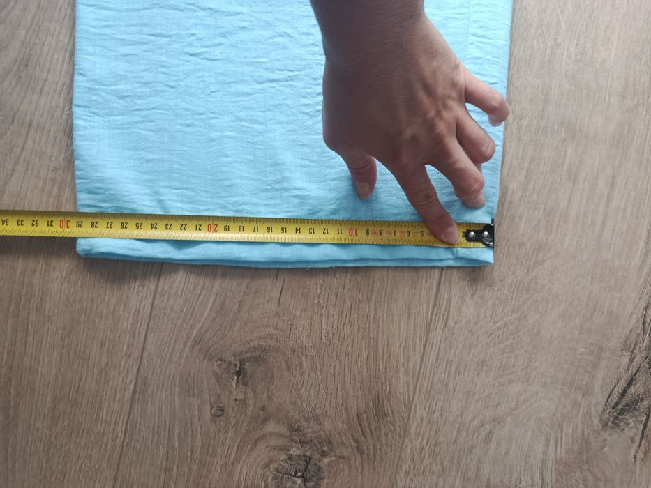 Letnie szerokie spodnie wide leg baby blue r.M
