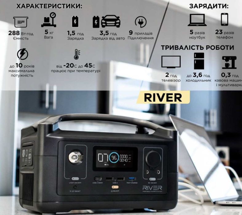 Зарядна станція EcoFlow RIVER