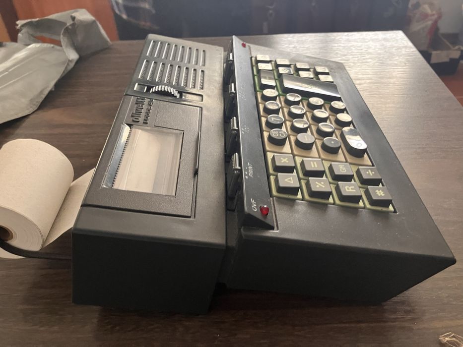 Calculadora de rolo Olivetti