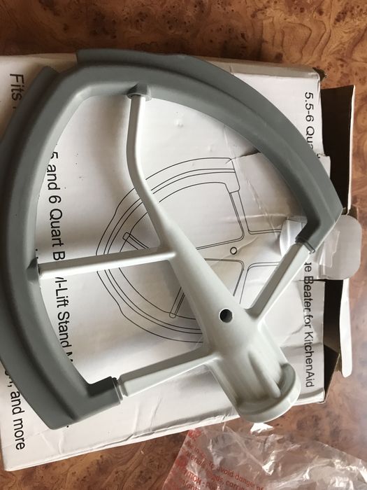 Насадка-лопатка с мягкми краями  для міксера KitchenAid