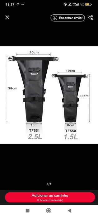 Bolsa BICICLETA  BIKEPACKING de selim e guiador NOVAS