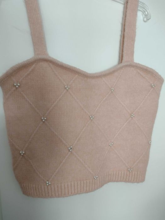 Top/ bluzka Mango z perłami rozm XS