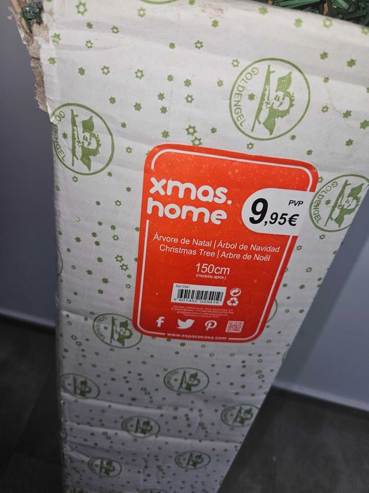 Árvore de natal 150 cms, usado em bom estado