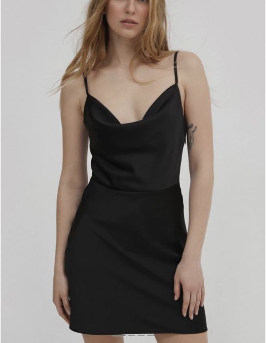 Сукня плаття must have 34 (xs) розмір нова! сатинова сукня комбінація