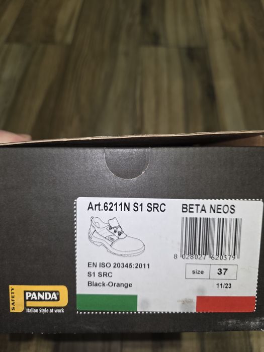 Buty robocze Panda ERGON BETA NEOS O1 SRC r.37