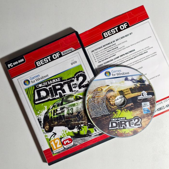 gra pc - colin mcrae dirt 2 ii pc pełna polska wersja językowa