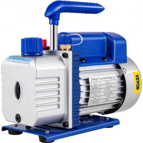 VEVOR pompa próżniowa 9CFM 220V 1KM podwójne etapy kompaktowa mocna