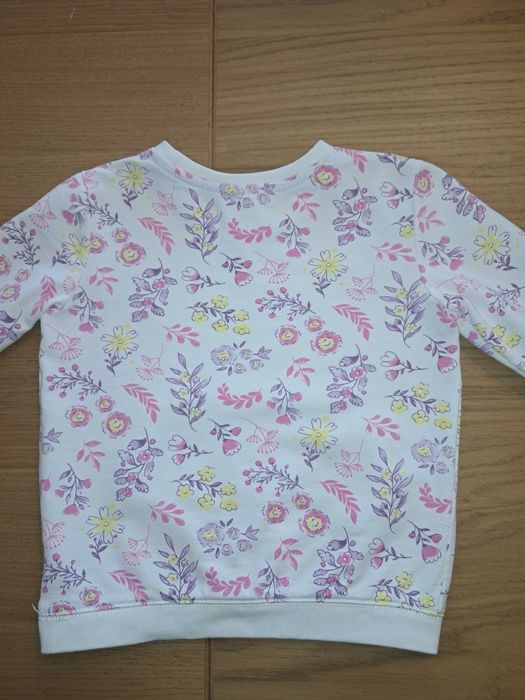 Bluza wkładana kwiatki 98 zestaw