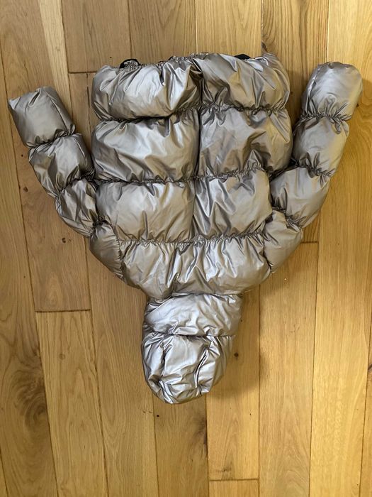 Пуховик оверсайз Куртка металік Matalan 7 - 8 122 - 128 термокуртка