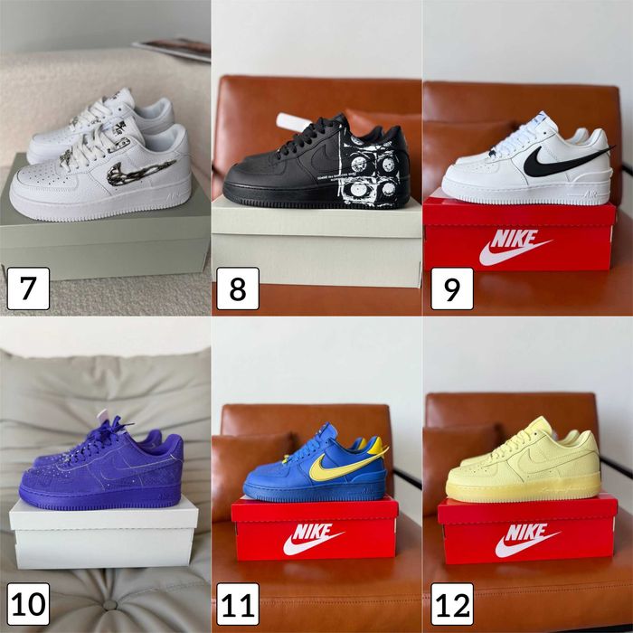 Кроссовки Nike Air Force Low Off White Independence Форси Люкс якість