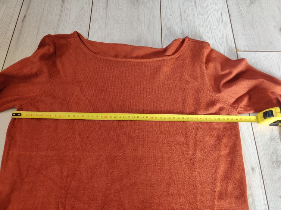 Ceglasta bluzka sweterek L/XL