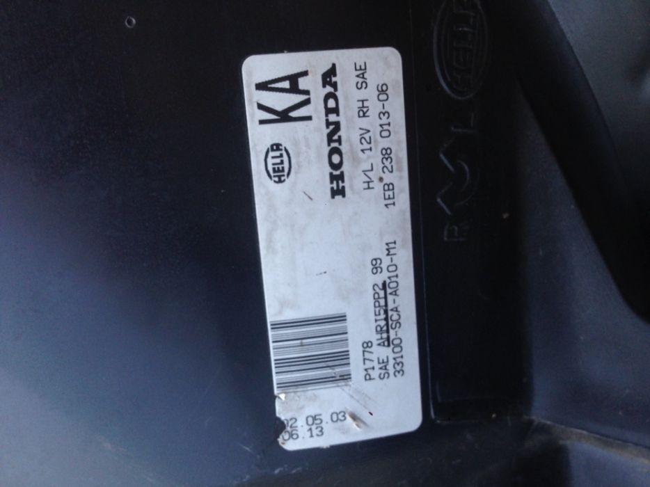 Фари Honda CR-V 2002-2007
