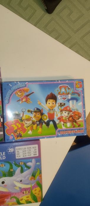 Puzzle polecam 5 opak. po 20 + szt.