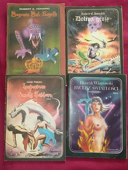 Fantasy 4 szt. zeszytów z lat 80tych