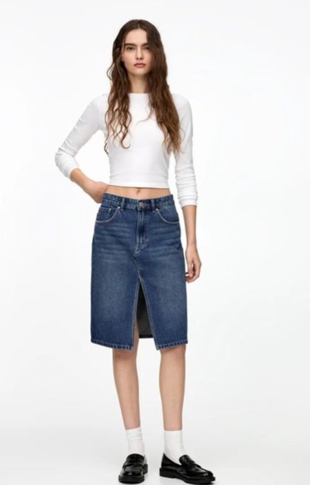 Джинсова спідниця Pull & Bear