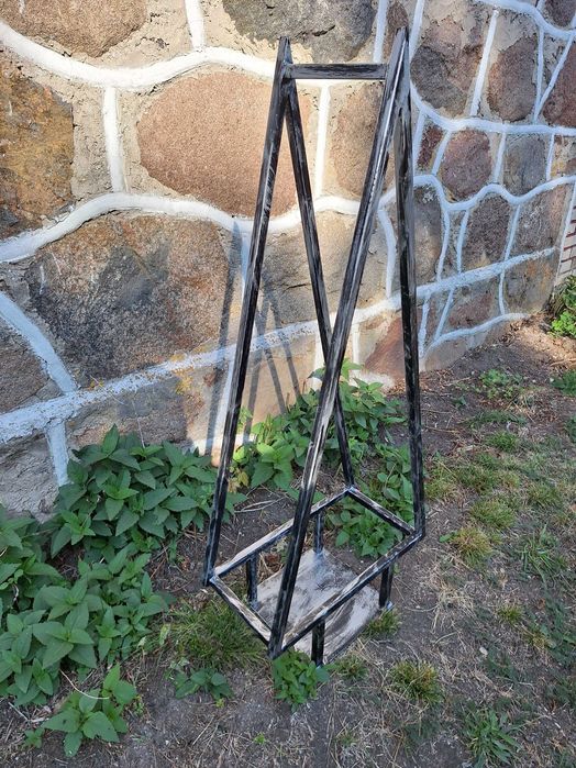 stojak kosz metalowy na drewno do kominka loft