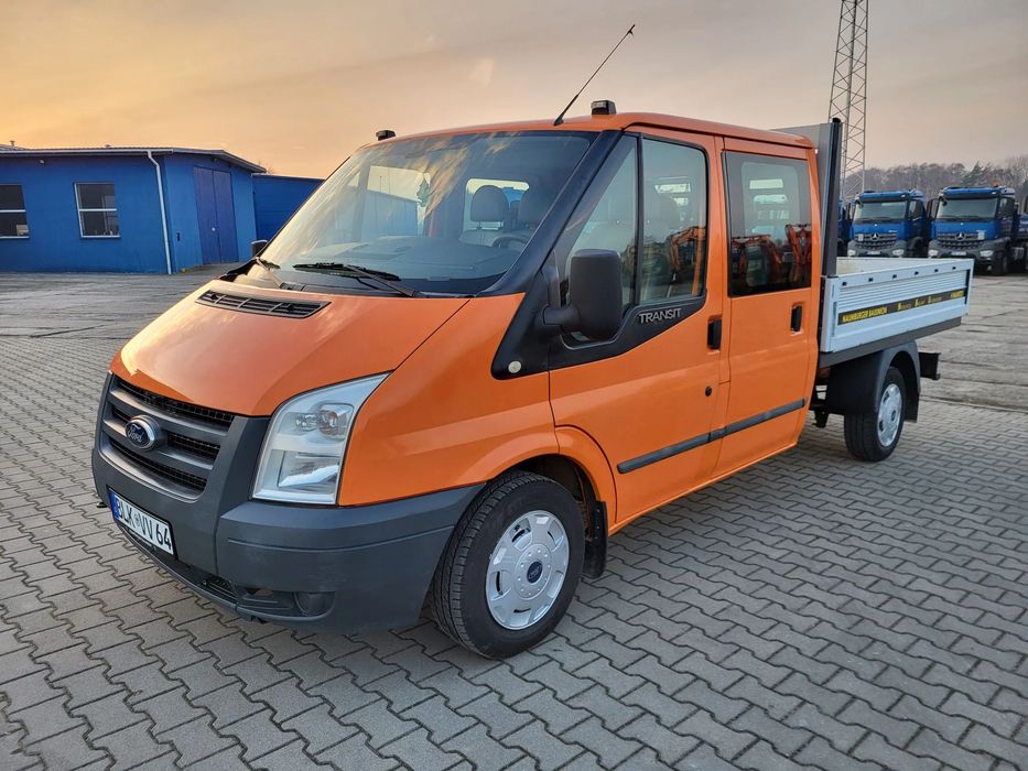 Ford Transit Doka brygadowy spr z Niemiec  gotowy do jazdy doka 6-osobowy spr z Niemiec brygadowy