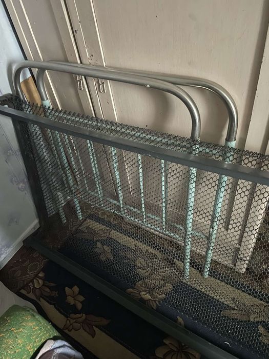 Ліжко панцирне 90ширина ,1,90довжина