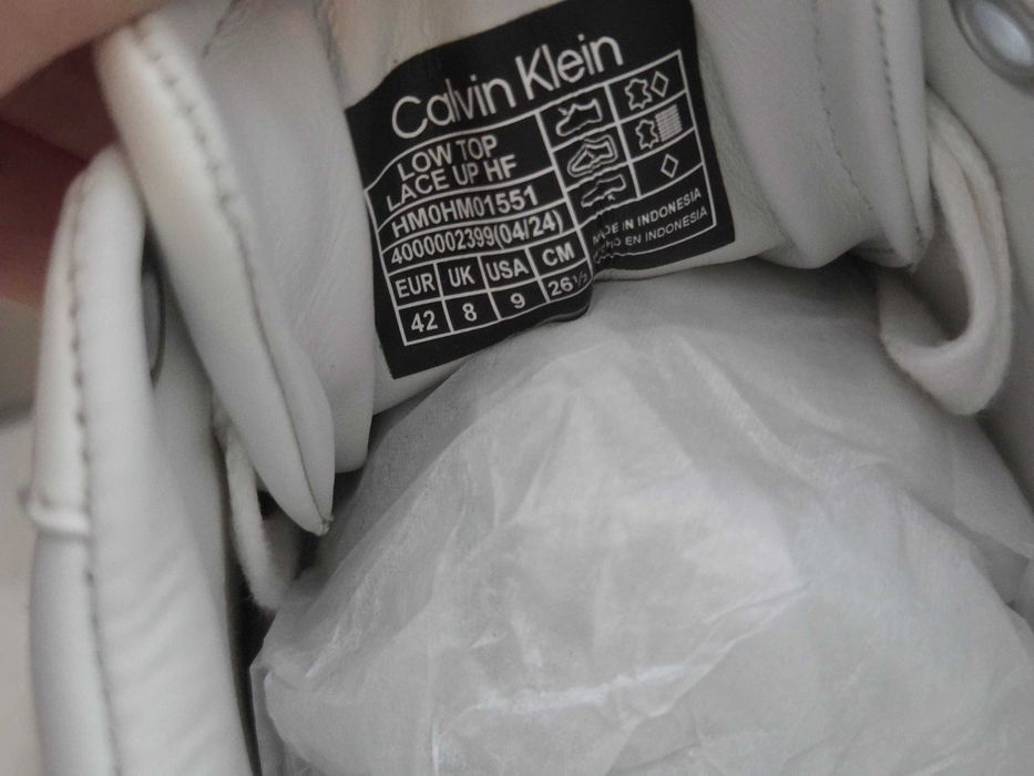Nowe adidasy calvin klein 42 białe
