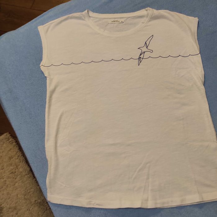 Biały t-shirt-Reserved