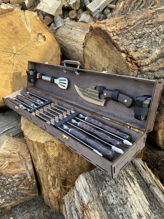 Подарунок військовому/ набір шампурів чоловіку