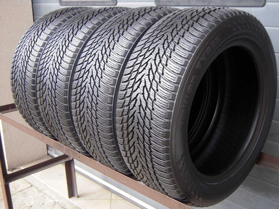 4x Opony zimowe NOKIAN SNOWPROOF 1 225/55R17 101V XL RANT 23r B.Ładne
