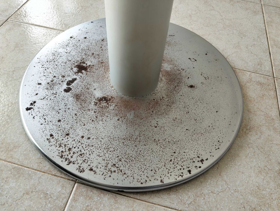 Mesa de vidro redonda