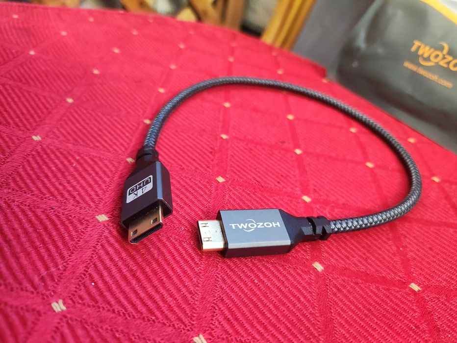 Kabel Mini HDMI przewód 4K UHD Twozoh do Laptopa Notebook Komputera PC
