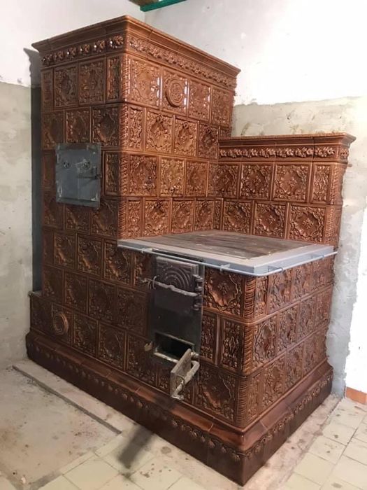 Кахель кафель піч печі камін  кам‘янка-бузька камянка пєц львів