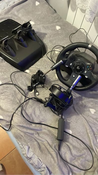 Kierownica Logitech g920 stojak + hydro + custom galki