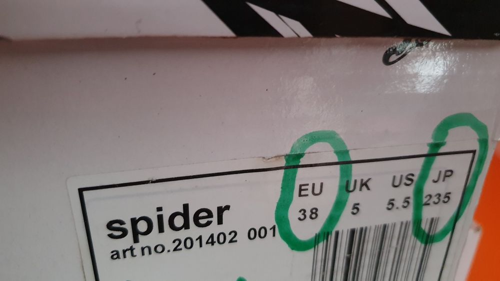 Sneakersy nowe sportowe Spider mix kolorów rozmiar 38