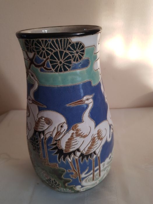 Duży wazon w stylu orientalnym ceramika.