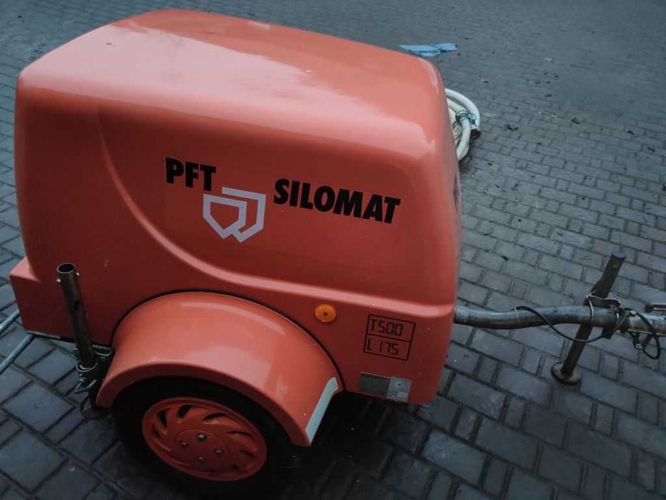Silomat PFT c140  d140 c100 agregat C100 D140, przyczepa rejestracja