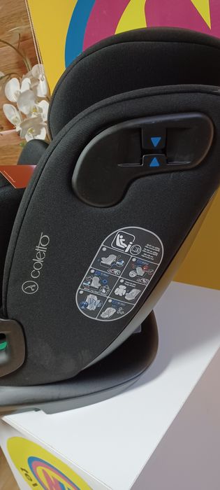 Coletto Ivo świetny fotelik samochodowy nowy obrotowy