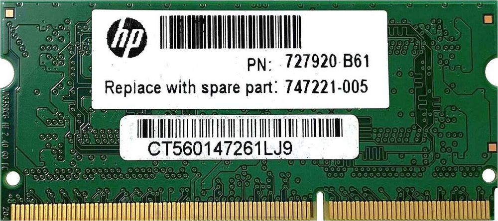 Pamięć RAM do laptopa SO-DIMM DDR3 4GB PC3L 1600MHz 1.35V jednostronna