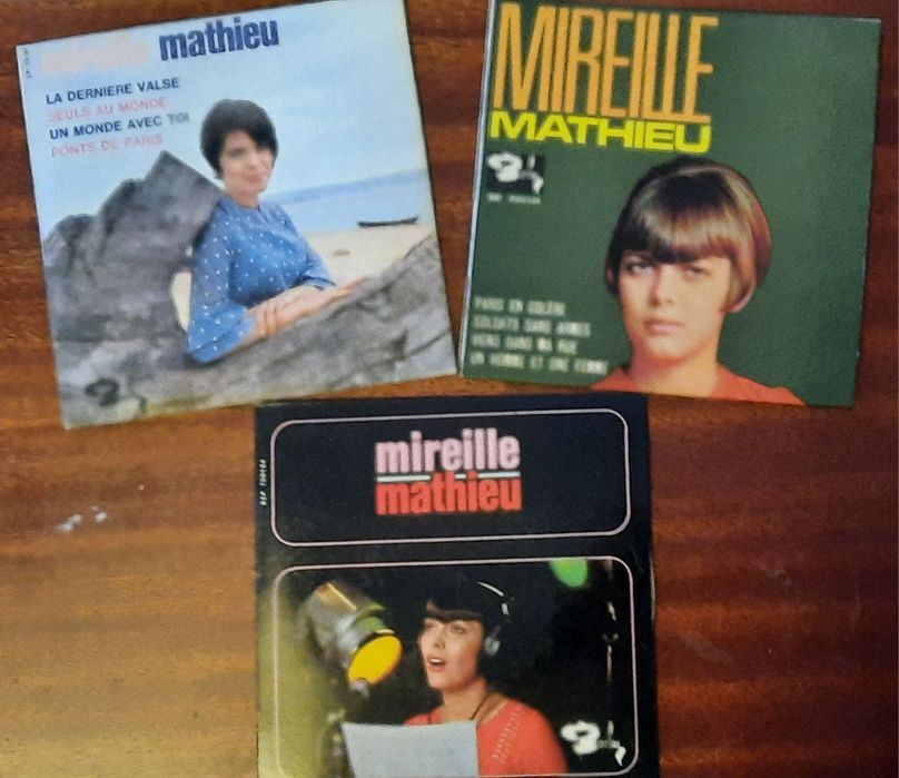 7 Vinis eps 45rpm Mireille Mathieu