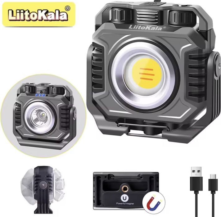 Litokala LF-786, двосторонній СОВ ліхтар+червоне світло